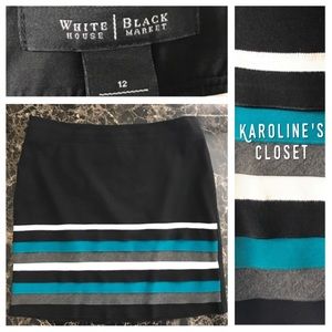 White House Black Market Size 12 Tiered Skirt